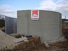 Water storage tank prefabreinforced concrete