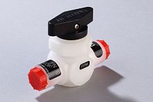 Ball valve 2L/PV-1manualfor gasPVDF