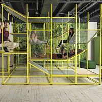 Original design bench BUZZIJUNGLEmetalwith backrestwithout armrests