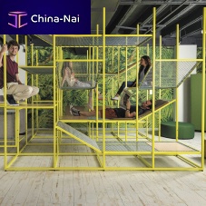 Original design bench BUZZIJUNGLEmetalwith backrestwithout armrests