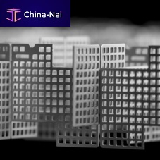 Aluminum suspended ceiling MONOLAMA QRxstrippanelindoor