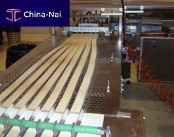 Dough production line continuous