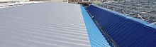 Galvanised steel roofing panel DELTA 3polyurethaneinsulating