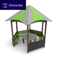 Galvanised steel gazebo ALT-02HPLHPLmetal frame