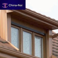 Aluminium roof gutter semicircular