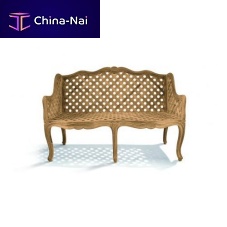 Classic garden bench J L 15 TC 4woodenwith backrestwith armrests