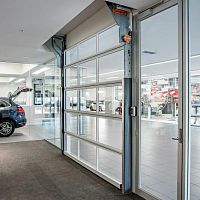Roller shutter foldingmetalpolycarbonate