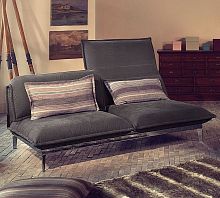 Convertible sofa NOVAcontemporaryfabricleather