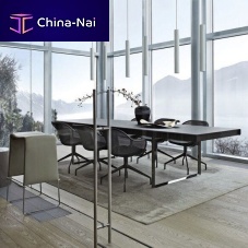 Contemporary bar stool Lazy'05leatherfabricsteel base