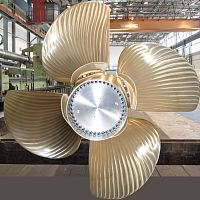 Ship propeller SCP seriesvariable-pitchshaft drive4-blade