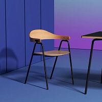 Contemporary chair OTTOindoorplywoodwood veneer