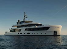 Cruising super-yacht Motopanfilo 45Mclassicraised pilothouse5-cabin