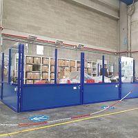 Demountable partition ROMA seriesfixedmodularmobile