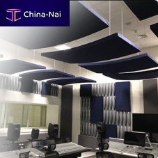 Gypsum suspended ceiling MELLOWCLOUD® DIFpanelfor conference roomsindoor