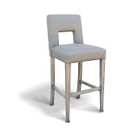 Contemporary bar chair XAVIERindoorfabricbeech base