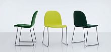 Contemporary chair ENERYDAYindoorwoodensled base