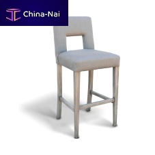 Contemporary bar chair XAVIERindoorfabricbeech base