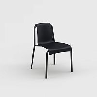 Contemporary dining chair NAMIoutdoorplasticpowder-coated steel base