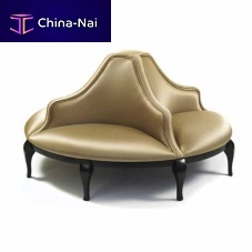 Round sofa Madeleineclassicfabricleather