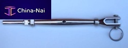 Stainless steel turnbuckle JAW-JAWfor tensile structures