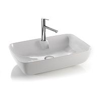 Countertop washbasin L607ceramicwith mixer tap1-hole