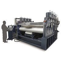 Sheet metal straightening machine APSM automatic