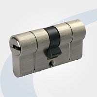 Security cylinder lock S4000 EVOLUTION serieskeypolished brasssatin chrome