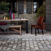 Traditional chair BOSTON LIGHTindoorsolid woodleather