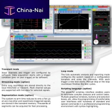 Measurement software SATURN Studio II analysisinterfacetest