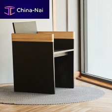 Contemporary dining chair BOXYindoorsolid woodrattan