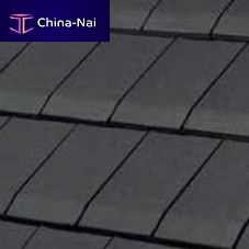 Interlocking roof tile PIETRA ARDESIAflatclayblack