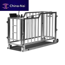 Electronic veterinary weighing scale ETW VAfor large animalswith LED displayplatform