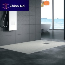 Rectangular shower tray FORMA H3above floorbuilt-inflush
