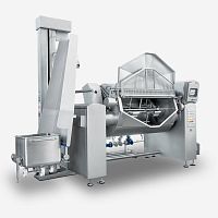 Blancher industrial cooker KIPPKO 400recliningsteamwith mixer