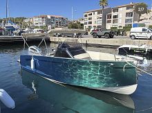 Outboard cabin cruiser 655 MATRIXtwin-engineplaning hullopen