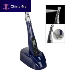 Dental contra-angle handpiece with rechargeable batteryairdirect