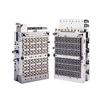 Hot-runner plastic injection mold multi-cavityfor PET bottlessmall series