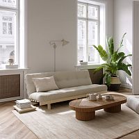 Sofa bed LEANcontemporaryliving roomfabric