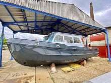 Diesel trawler JANTARsteel8-person max.1-cabin