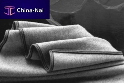Aircraft cabin blanket wool