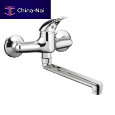 Wall-mounted mixer tap CIRCUS: 435014chromed metalkitchen2-hole