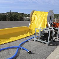 Containment boom A-Seriesinflatablefloatingsheltered waters
