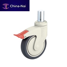 Medical device caster H66-6S125TPB/N