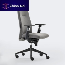 Contemporary office armchair TRENDYfabricleathermetal