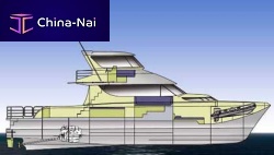Catamaran motor yacht LC 5800sport-fishingwith enclosed flybridgehard-top