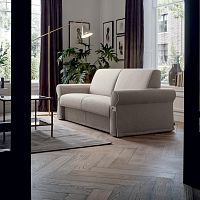 Sofa bed FLAIRtraditionalfabricgray