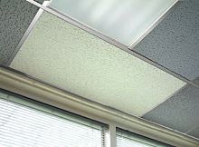 Ceiling-mounted radiant panel CP & RCP white