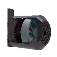 Synchronous motor with brakeforced air-cooled