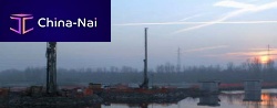 Continuous flight auger-bored pile CFAconcrete