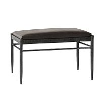 Traditional bench CESARsteelwrought ironfabric